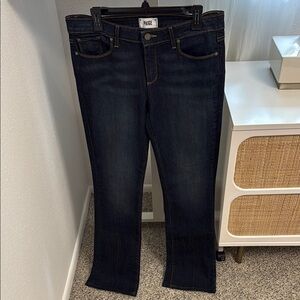 Paige Women's Dark Blue Jeans - Manhattan